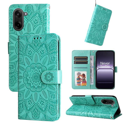 Embossed Sunflower Leather Phone Case, For OnePlus Ace 5 Racing / Nord CE5, For OnePlus 13R / Ace 5 / Ace 5 Pro, For OnePlus 13, For OnePlus Nord 4