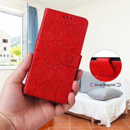 Embossed Sunflower Leather Phone Case, For OnePlus Turbo 6V / Turbo 6, For OnePlus Ace 6 / 15R, For OnePlus 15, For OnePlus Ace 5 Ultra / Nord 5