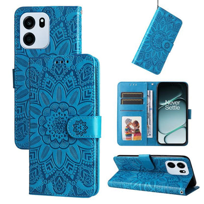 Embossed Sunflower Leather Phone Case, For OnePlus Turbo 6V / Turbo 6, For OnePlus Ace 6 / 15R, For OnePlus 15, For OnePlus Ace 5 Ultra / Nord 5
