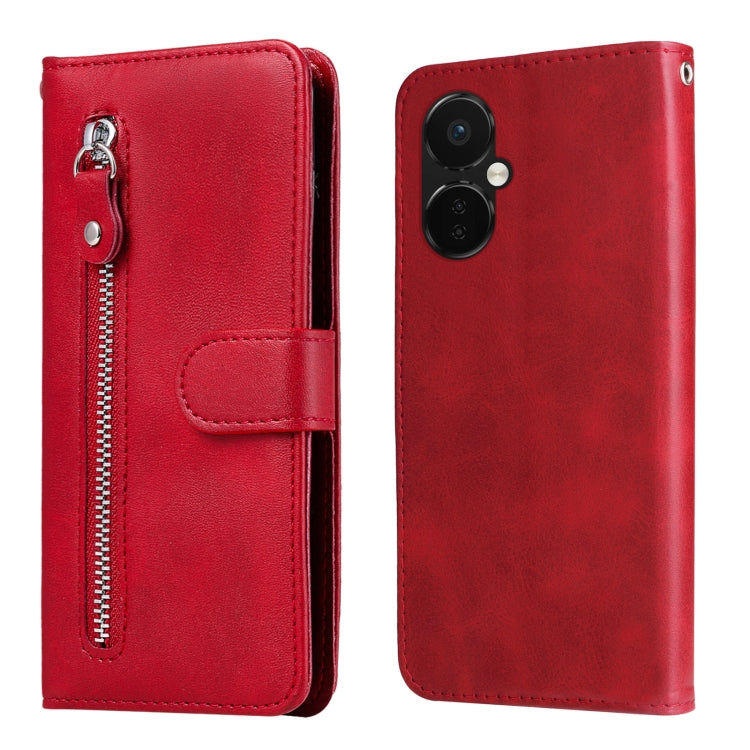 Fashion Calf Texture Zipper Leather Phone Case, For OnePlus 12R, For OnePlus 12, For OnePlus Nord CE3, For OnePlus Nord CE 3 Lite/Nord N30