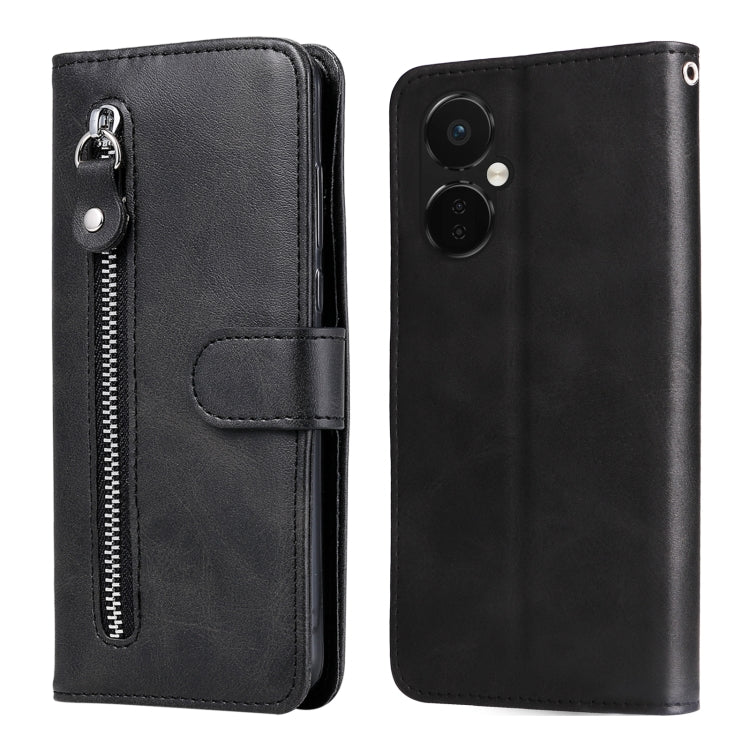 Fashion Calf Texture Zipper Leather Phone Case, For OnePlus 12R, For OnePlus 12, For OnePlus Nord CE3, For OnePlus Nord CE 3 Lite/Nord N30