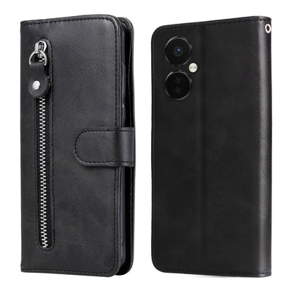 Fashion Calf Texture Zipper Leather Phone Case, For OnePlus 12R, For OnePlus 12, For OnePlus Nord CE3, For OnePlus Nord CE 3 Lite/Nord N30