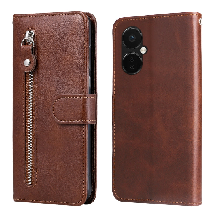 Fashion Calf Texture Zipper Leather Phone Case, For OnePlus 12R, For OnePlus 12, For OnePlus Nord CE3, For OnePlus Nord CE 3 Lite/Nord N30