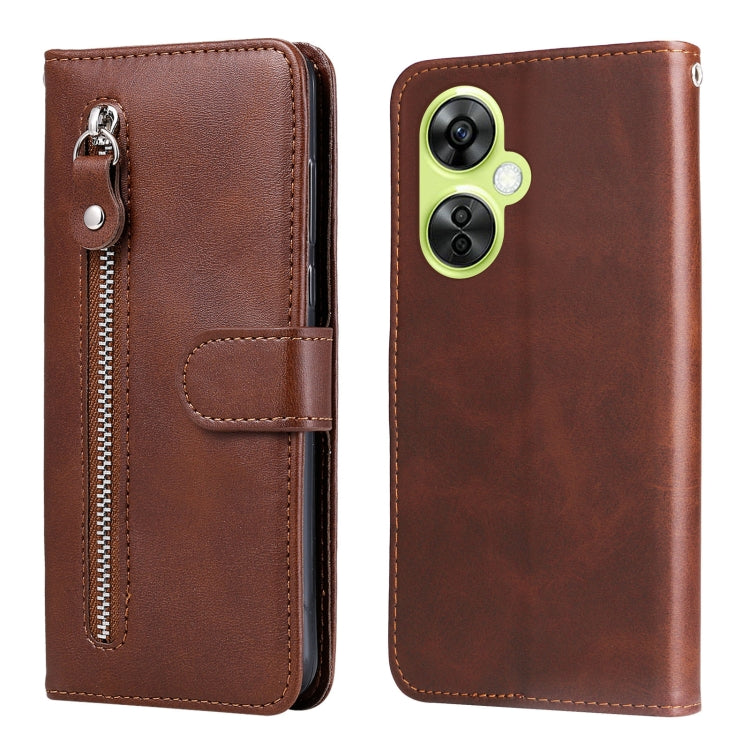 Fashion Calf Texture Zipper Leather Phone Case, For OnePlus 12R, For OnePlus 12, For OnePlus Nord CE3, For OnePlus Nord CE 3 Lite/Nord N30