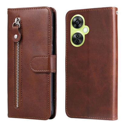 Fashion Calf Texture Zipper Leather Phone Case, For OnePlus 12R, For OnePlus 12, For OnePlus Nord CE3, For OnePlus Nord CE 3 Lite/Nord N30
