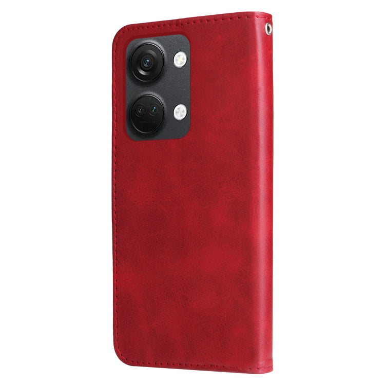 Fashion Calf Texture Zipper Leather Phone Case, For OnePlus Nord 3/Ace 2V