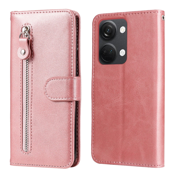 Fashion Calf Texture Zipper Leather Phone Case, For OnePlus Nord 3/Ace 2V