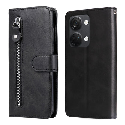 Fashion Calf Texture Zipper Leather Phone Case, For OnePlus Nord 3/Ace 2V