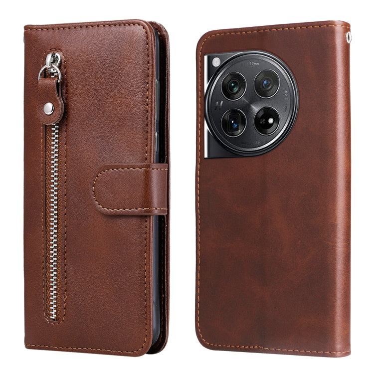 Fashion Calf Texture Zipper Leather Phone Case, For OnePlus 12R, For OnePlus 12, For OnePlus Nord CE3, For OnePlus Nord CE 3 Lite/Nord N30