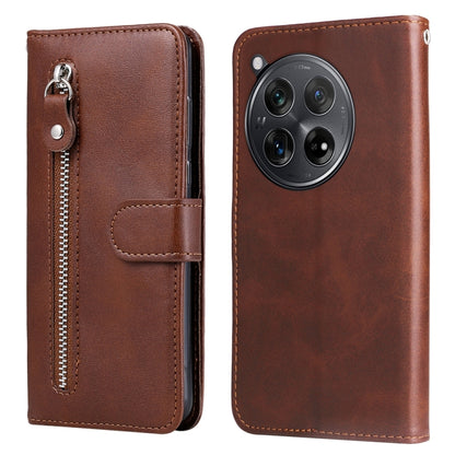Fashion Calf Texture Zipper Leather Phone Case, For OnePlus 12R, For OnePlus 12, For OnePlus Nord CE3, For OnePlus Nord CE 3 Lite/Nord N30