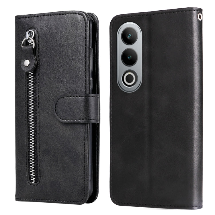 Fashion Calf Texture Zipper Leather Phone Case, For OnePlus Ace 3 Pro, For OnePlus Nord CE4 Lite, For OnePlus Ace 3V, For OnePlus Nord CE4