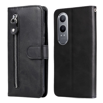 Fashion Calf Texture Zipper Leather Phone Case, For OnePlus Ace 3 Pro, For OnePlus Nord CE4 Lite, For OnePlus Ace 3V, For OnePlus Nord CE4
