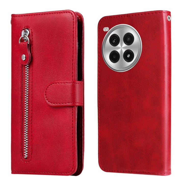 Fashion Calf Texture Zipper Leather Phone Case, For OnePlus Ace 3 Pro, For OnePlus Nord CE4 Lite, For OnePlus Ace 3V, For OnePlus Nord CE4