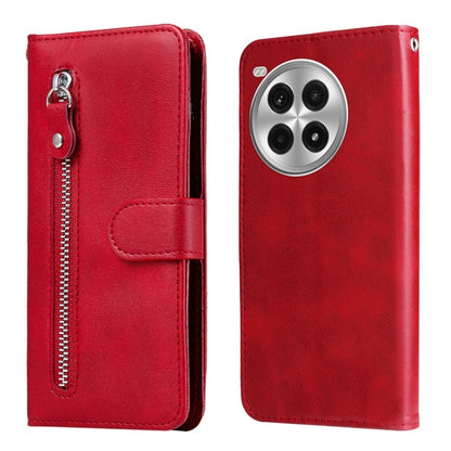 Fashion Calf Texture Zipper Leather Phone Case, For OnePlus Ace 3 Pro, For OnePlus Nord CE4 Lite, For OnePlus Ace 3V, For OnePlus Nord CE4