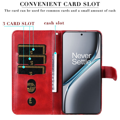Fashion Calf Texture Zipper Leather Phone Case, For OnePlus Ace 3 Pro, For OnePlus Nord CE4 Lite, For OnePlus Ace 3V, For OnePlus Nord CE4