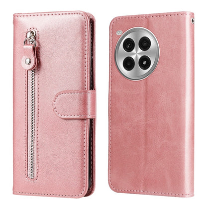 Fashion Calf Texture Zipper Leather Phone Case, For OnePlus Ace 3 Pro, For OnePlus Nord CE4 Lite, For OnePlus Ace 3V, For OnePlus Nord CE4