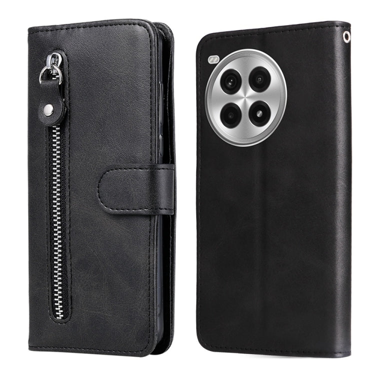 Fashion Calf Texture Zipper Leather Phone Case, For OnePlus Ace 3 Pro, For OnePlus Nord CE4 Lite, For OnePlus Ace 3V, For OnePlus Nord CE4