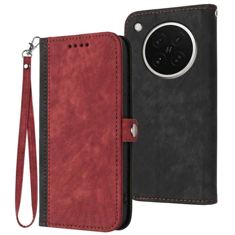 Side Buckle Double Fold Hand Strap Leather Phone Case, For OPPO Find X9 Pro, For OPPO K13 5G, For OPPO Find X8s+, For OPPO Find X8s
