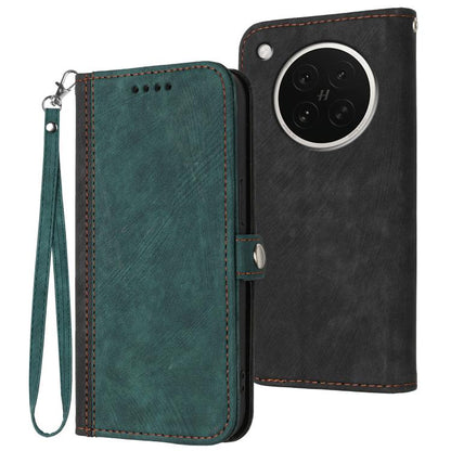 Side Buckle Double Fold Hand Strap Leather Phone Case, For OPPO Find X9 Pro, For OPPO K13 5G, For OPPO Find X8s+, For OPPO Find X8s