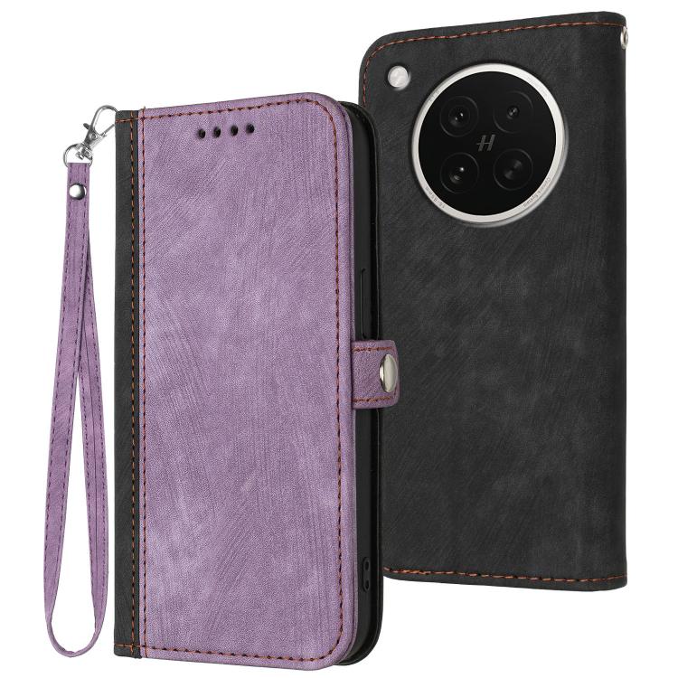 Side Buckle Double Fold Hand Strap Leather Phone Case, For OPPO Find X9 Pro, For OPPO K13 5G, For OPPO Find X8s+, For OPPO Find X8s