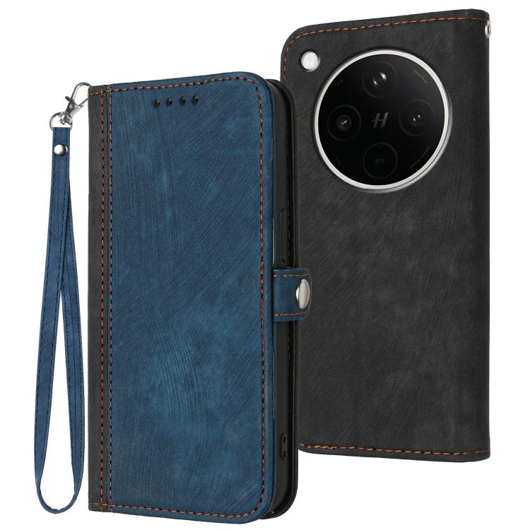 Side Buckle Double Fold Hand Strap Leather Phone Case, For OPPO Find X9 Pro, For OPPO K13 5G, For OPPO Find X8s+, For OPPO Find X8s