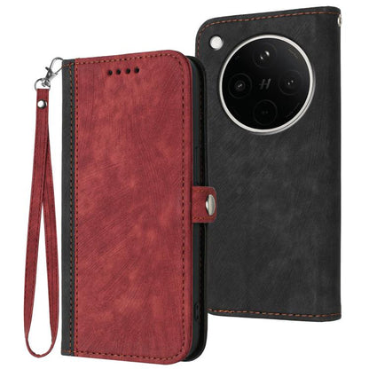 Side Buckle Double Fold Hand Strap Leather Phone Case, For OPPO Find X9 Pro, For OPPO K13 5G, For OPPO Find X8s+, For OPPO Find X8s