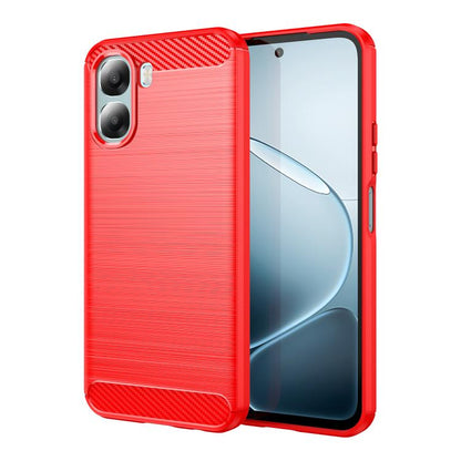 Carbon Fiber Brushed Texture TPU Phone Case, For OPPO A6x 4G, For OPPO A6x 5G, For OPPO Reno15 Pro 5G Global, For OPPO Reno15 5G Global, For OPPO A6 5G, For OPPO A6 Pro 5G Global, For OPPO F31 Pro 5G, For OPPO F31 5G