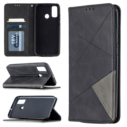 Lamb Texture Prismatic Hidden Magnetic Horizontal Flip Leather Case with Bracket & Card Slots & Wallet, For Xiaomi Redmi Note 9, For Huawei P smart 2020, For Nokia 5.3