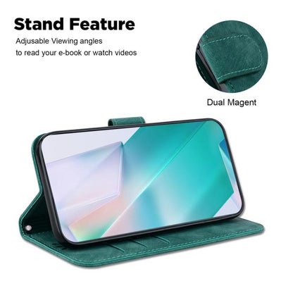 Little Tiger Embossed Leather Phone Case, For OPPO A6 / A6s / A6t / A6x 4G / 5G Global, For OPPO Reno15 Pro Max 5G / Reno15 Pro India, For OPPO Reno15 Pro 5G / Reno15 Pro Mini 5G, For OPPO Reno15 F 5G Global