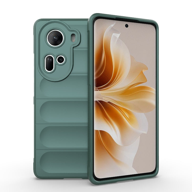 Magic Shield TPU + Flannel Phone Case, For OPPO Reno11 5G Global, For OPPO Find X7 Ultra 5G