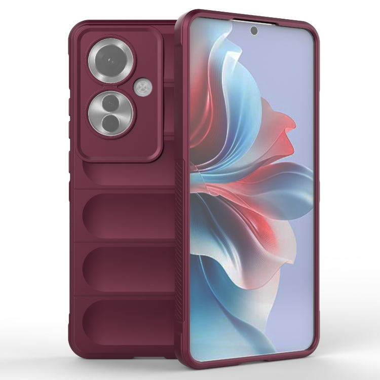 Magic Shield TPU + Flannel Phone Case, For OPPO Reno11 F 5G Global, For OPPO Find X7 5G