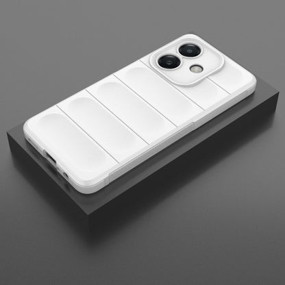 Magic Shield TPU + Flannel Phone Case, For OPPO A3X 5G India, For OPPO Reno12 F 5G Global