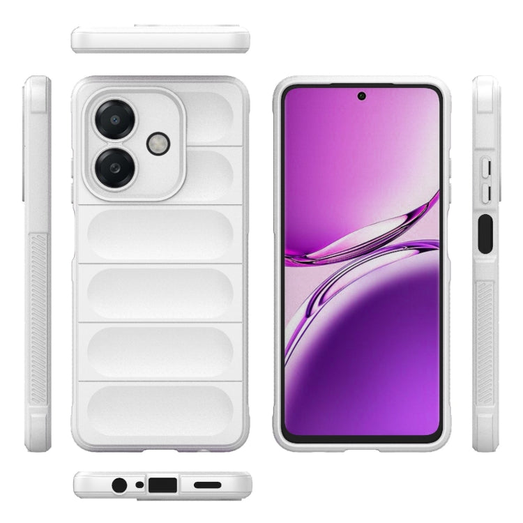 Magic Shield TPU + Flannel Phone Case, For OPPO A3X 5G India, For OPPO Reno12 F 5G Global