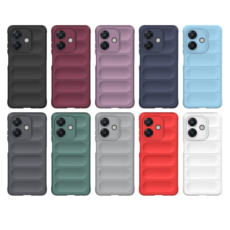 Magic Shield TPU + Flannel Phone Case, For OPPO A3X 5G India, For OPPO Reno12 F 5G Global