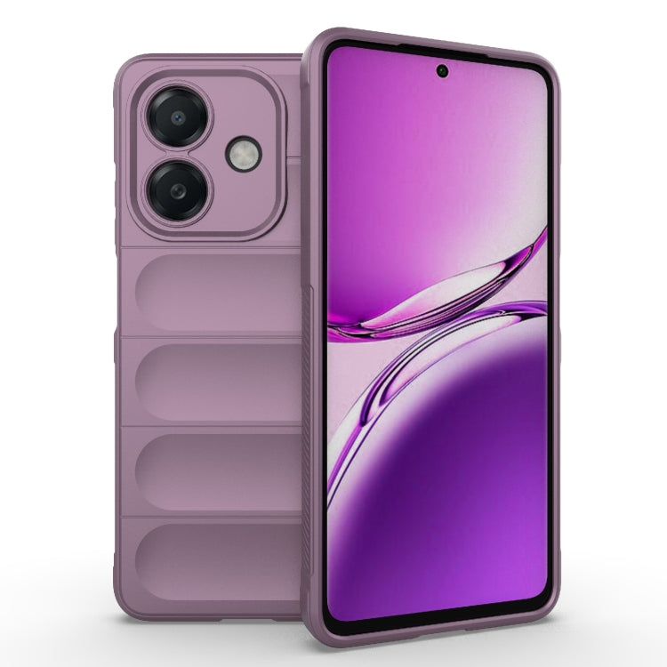 Magic Shield TPU + Flannel Phone Case, For OPPO A3X 5G India, For OPPO Reno12 F 5G Global