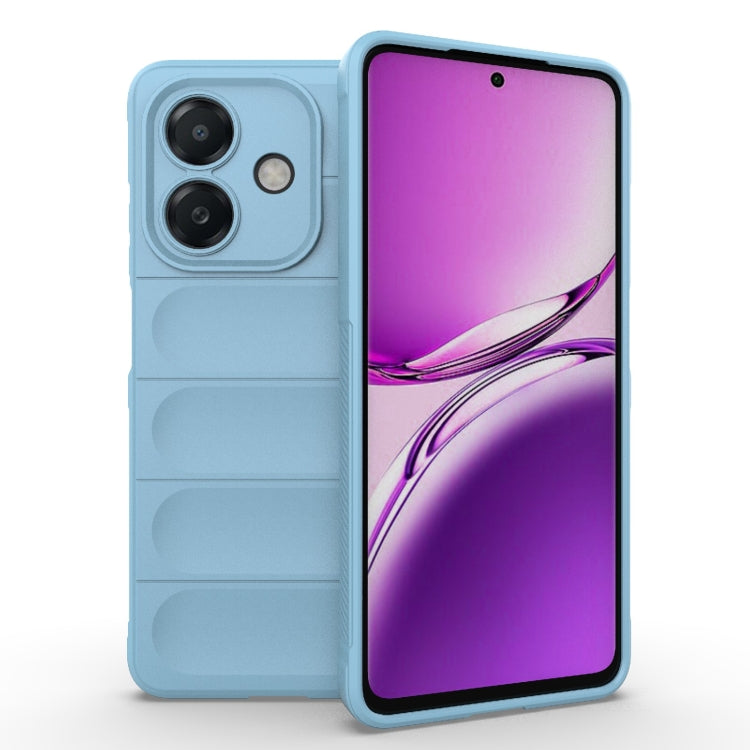 Magic Shield TPU + Flannel Phone Case, For OPPO A3X 5G India, For OPPO Reno12 F 5G Global