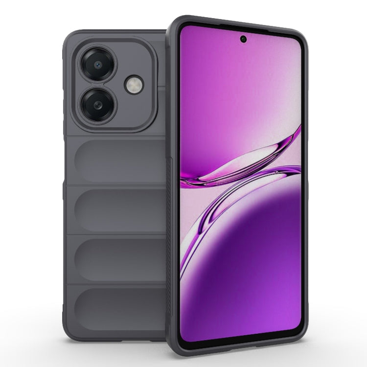 Magic Shield TPU + Flannel Phone Case, For OPPO A3X 5G India, For OPPO Reno12 F 5G Global