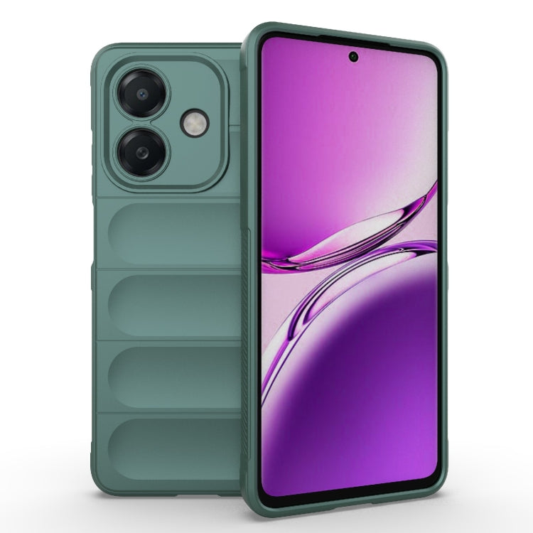 Magic Shield TPU + Flannel Phone Case, For OPPO A3X 5G India, For OPPO Reno12 F 5G Global
