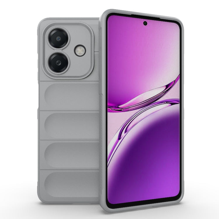 Magic Shield TPU + Flannel Phone Case, For OPPO A3X 5G India, For OPPO Reno12 F 5G Global