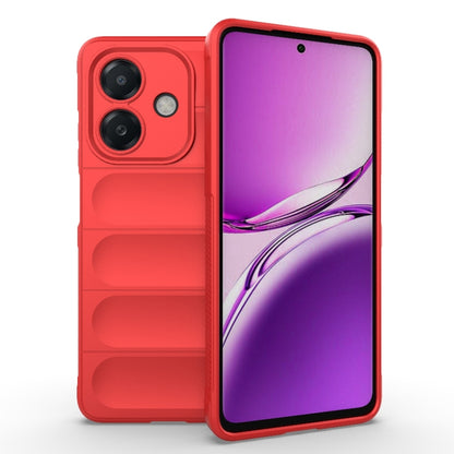 Magic Shield TPU + Flannel Phone Case, For OPPO A3X 5G India, For OPPO Reno12 F 5G Global