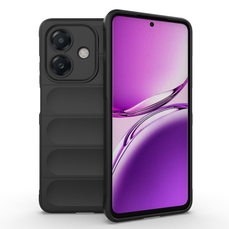 Magic Shield TPU + Flannel Phone Case, For OPPO A3X 5G India, For OPPO Reno12 F 5G Global