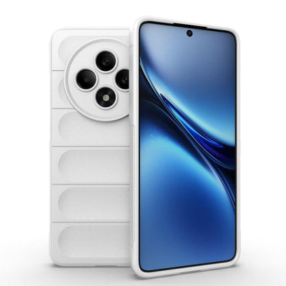 Magic Shield TPU + Flannel Phone Case, For OPPO A3X 5G India, For OPPO Reno12 F 5G Global