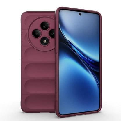 Magic Shield TPU + Flannel Phone Case, For OPPO A3X 5G India, For OPPO Reno12 F 5G Global