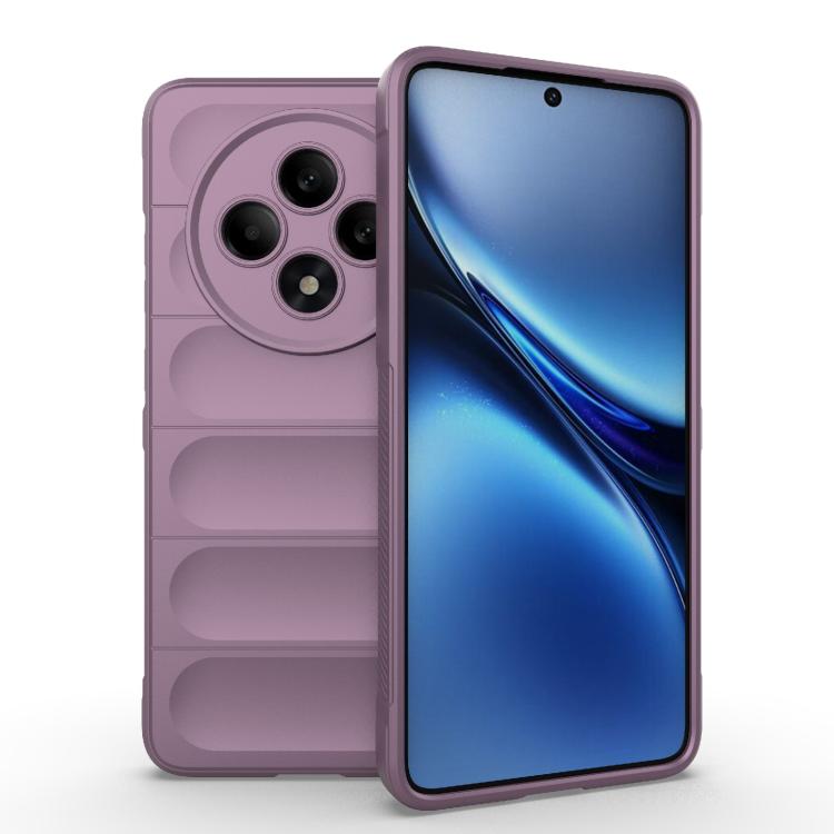 Magic Shield TPU + Flannel Phone Case, For OPPO A3X 5G India, For OPPO Reno12 F 5G Global