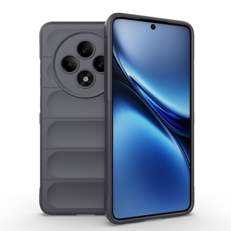 Magic Shield TPU + Flannel Phone Case, For OPPO A3X 5G India, For OPPO Reno12 F 5G Global
