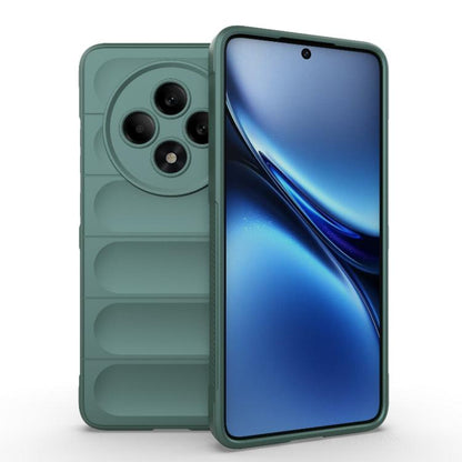Magic Shield TPU + Flannel Phone Case, For OPPO A3X 5G India, For OPPO Reno12 F 5G Global