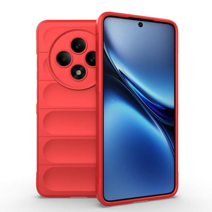 Magic Shield TPU + Flannel Phone Case, For OPPO A3X 5G India, For OPPO Reno12 F 5G Global