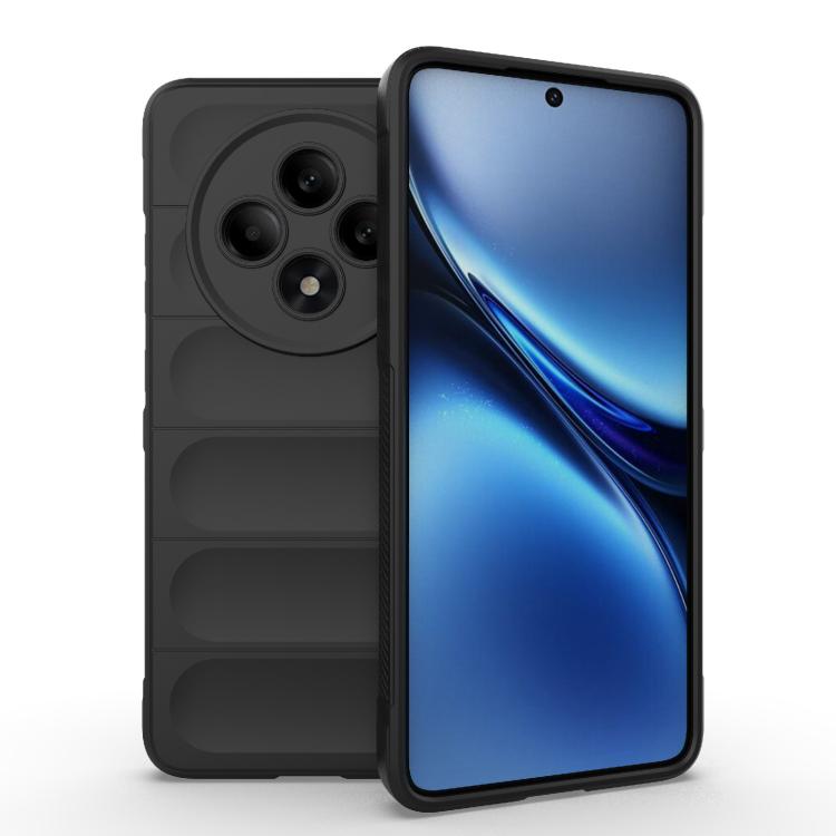 Magic Shield TPU + Flannel Phone Case, For OPPO A3X 5G India, For OPPO Reno12 F 5G Global