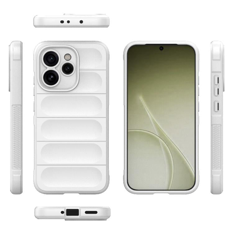 Magic Shield TPU + Flannel Phone Case, For OPPO Reno15 Pro 5G Global, For OPPO F31 Pro+ 5G India