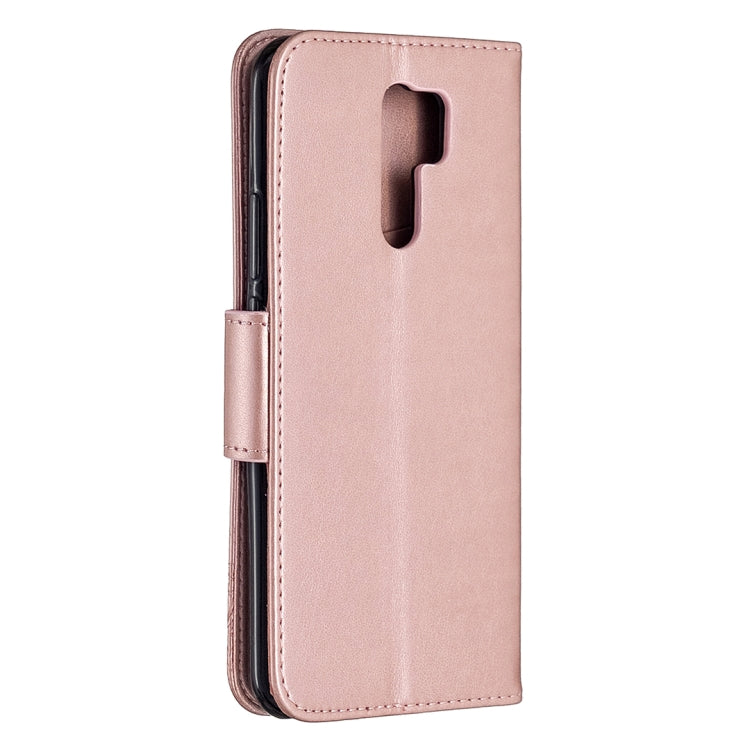 Two Butterflies Embossing Pattern Horizontal Flip Leather Case with Holder & Card Slot & Wallet & Lanyard, For Xiaomi Redmi 9, For Huawei Honor 9X Lite